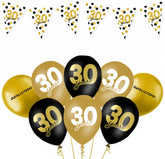 30 Jaar Verjaardag Versiering Pakket 9-delig